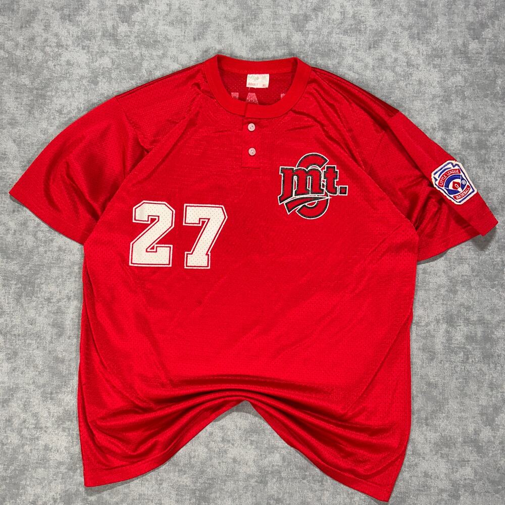 VTG 90s Gator Athletics Little League Baseball mesh jersey Blair #27 mens XL